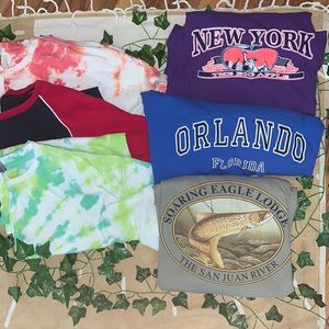 Oversized T-shirts (Six Piece Set)